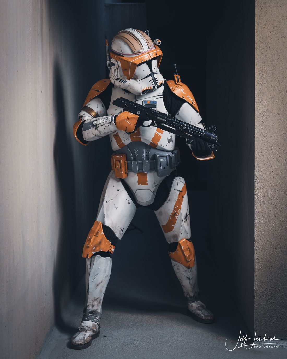 Cosplayer as Commander Cody (Star Wars), photographed by Jeff Jenkins